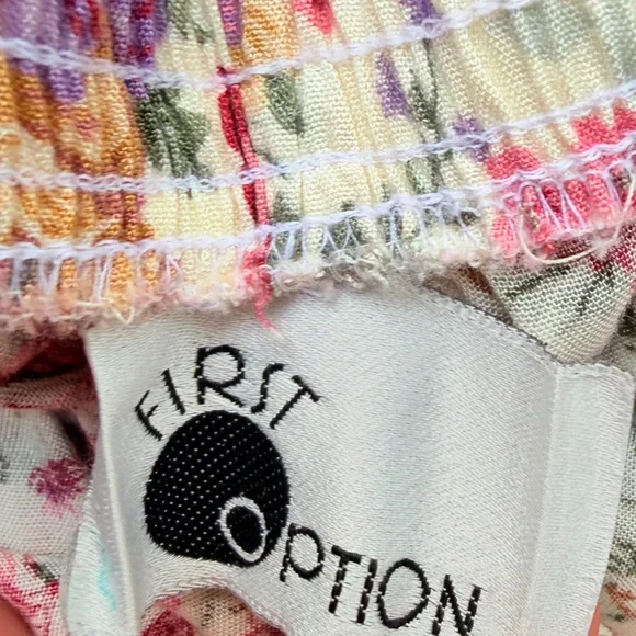 Vintage pink and lavendar  Flora Pants - Picture 4 of 6